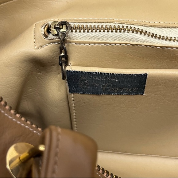 Vintage Caprice Leather Snakeskin Canvas Doctors Bag Brown Earth Tones‎ - Picture 9 of 13